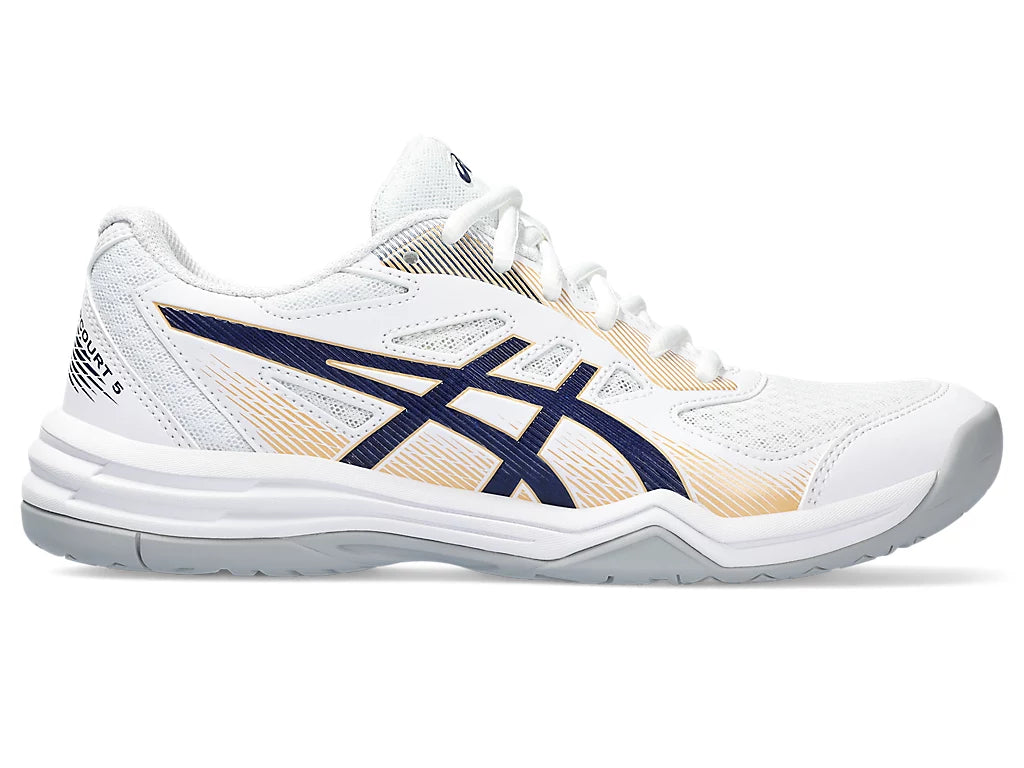 UPCOURT 5 WHITE/PEACOAT (Pista dura)