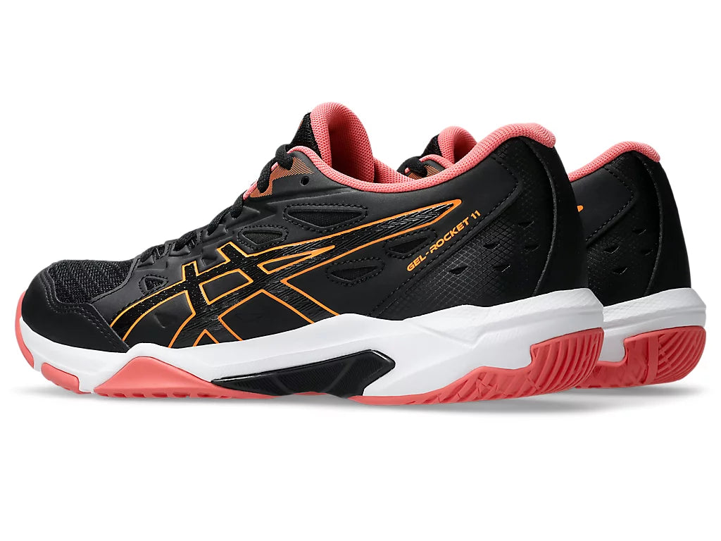 GEL ROCKET 11 BLACK/ORANGE POP (Pista dura)