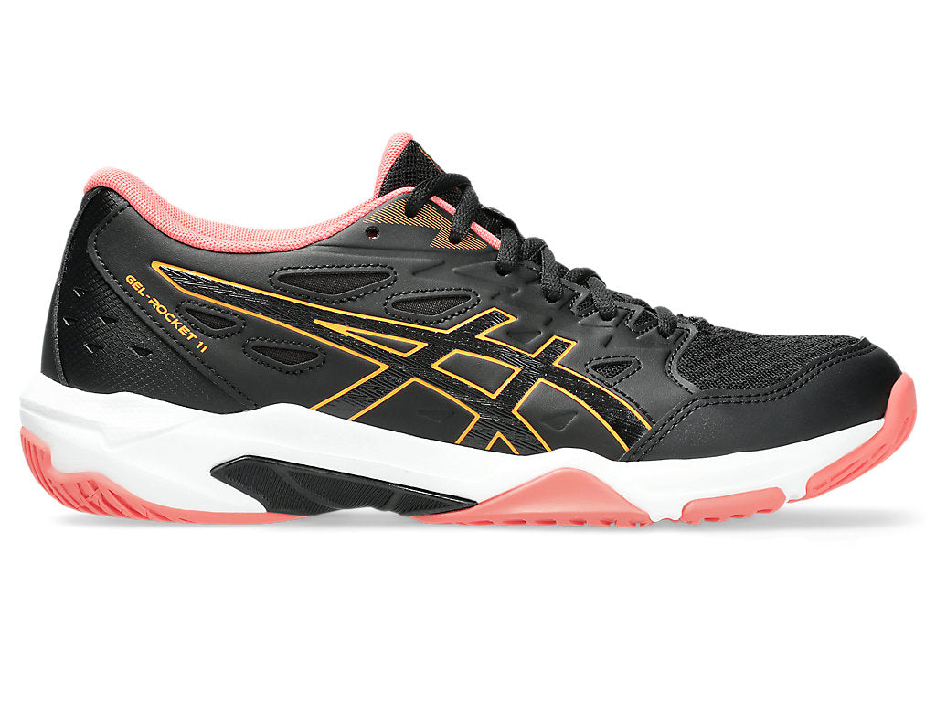 GEL ROCKET 11 BLACK/ORANGE POP (Pista dura)