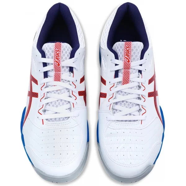 GEL-BACKHAND White/Red Alert (Pista Dura)