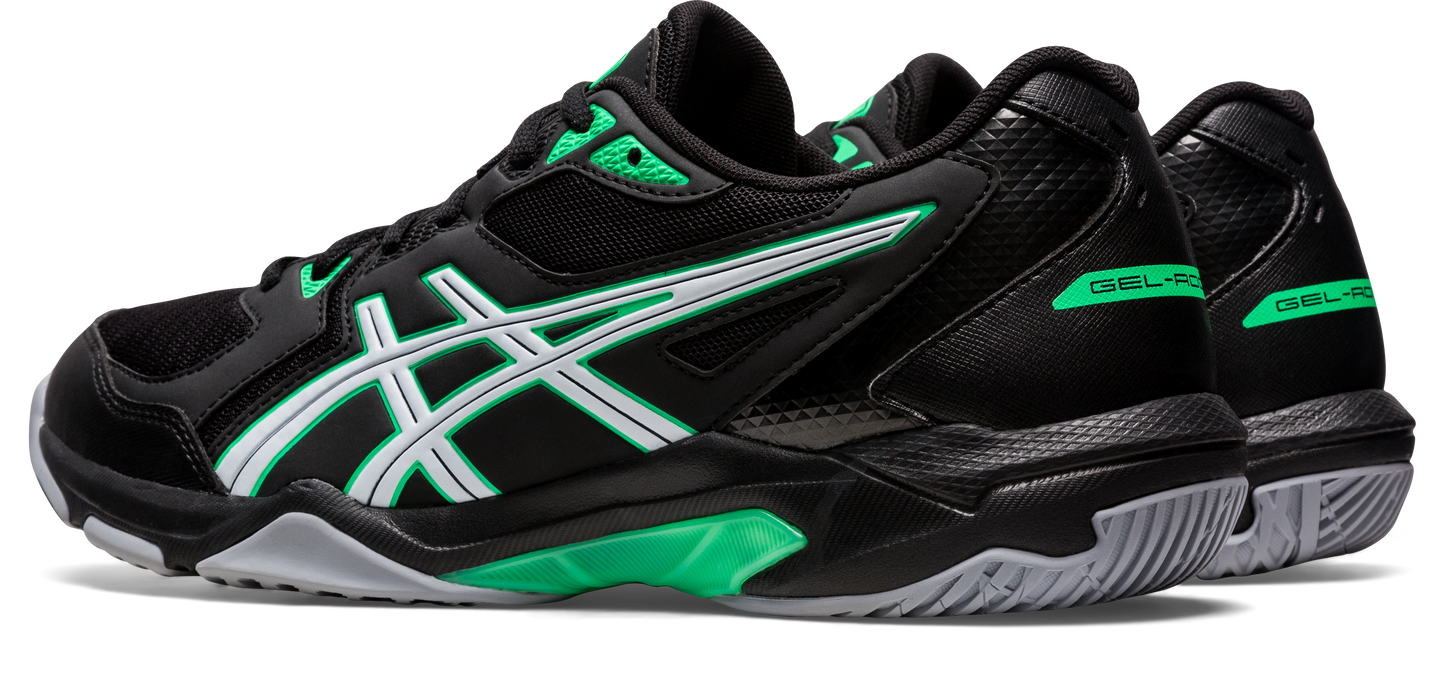 GEL ROCKET 10 BLACK/NEW LEAF (Pista Dura)