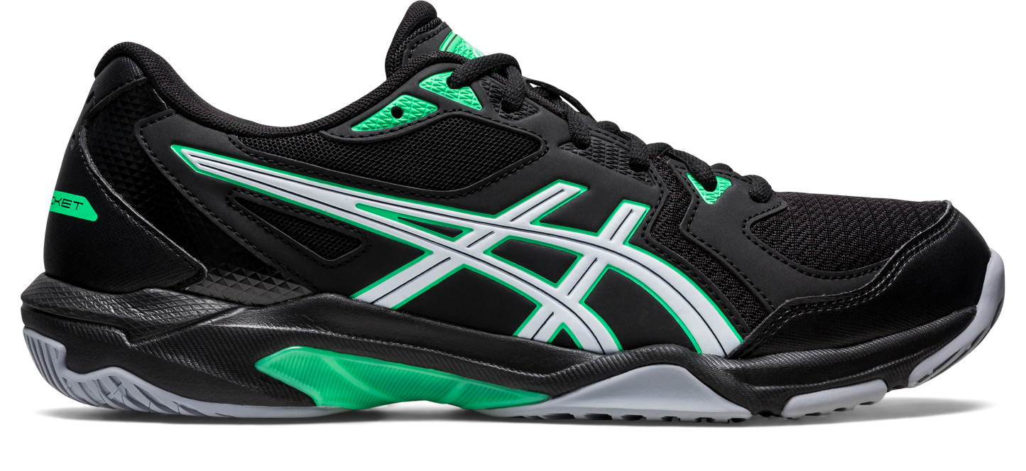 GEL ROCKET 10 BLACK/NEW LEAF (Pista Dura)
