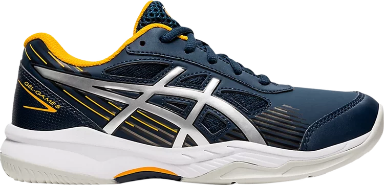 GEL-GAME 8 GS FRENCH BLUE/PURE SIL (JUNIOR)