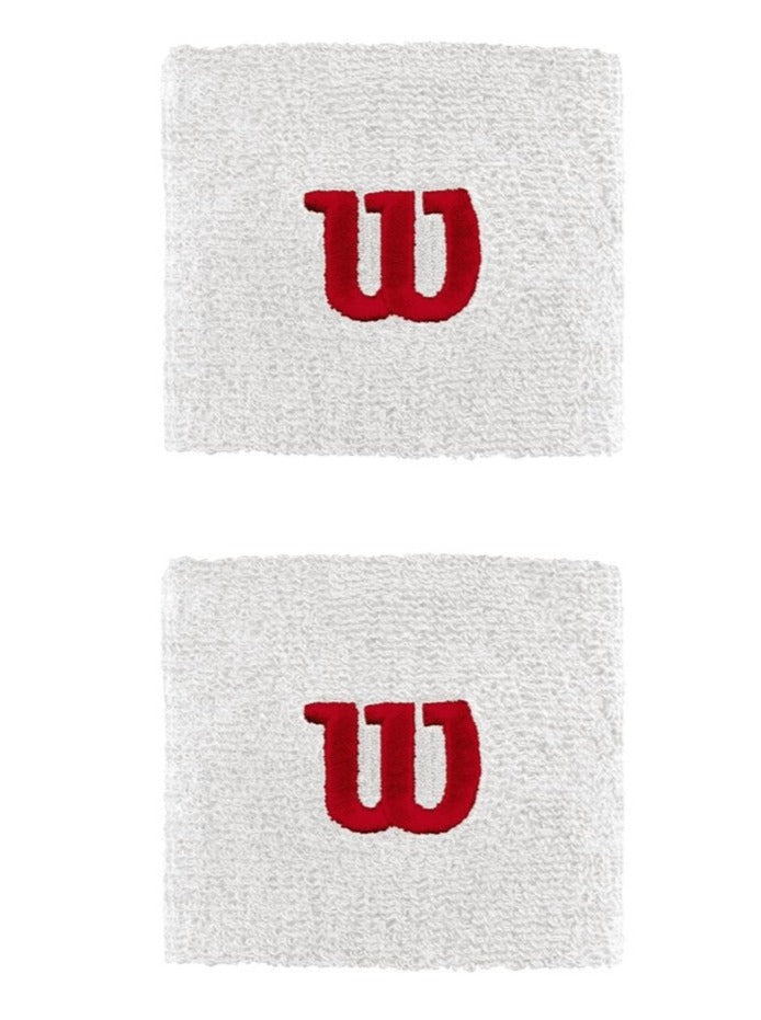 Wilson muñequera x2 Blanco