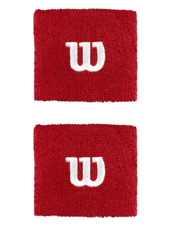 Wilson muñequera x2 Rojo