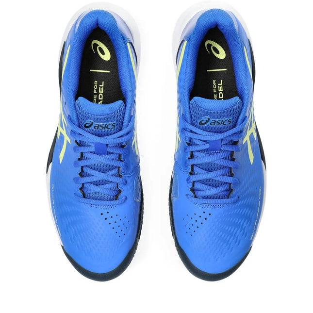 GEL-CHALLENGER 14 PADEL ILLUSION BLUE/GLOW YELLOW (Polvo de ladrillo) (Caballero)