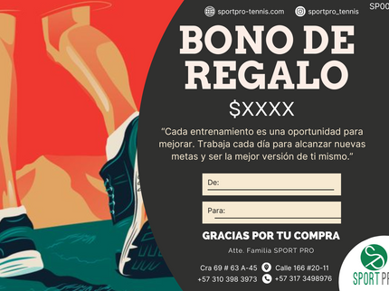 Bono de regalo