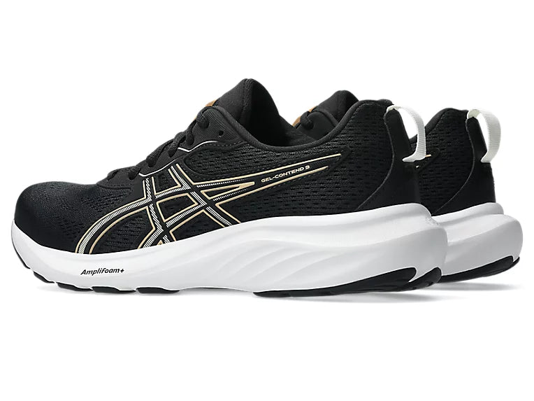 GEL CONTEND 9 BLACK/APRICOR CRUSSH (Running) (Dama)