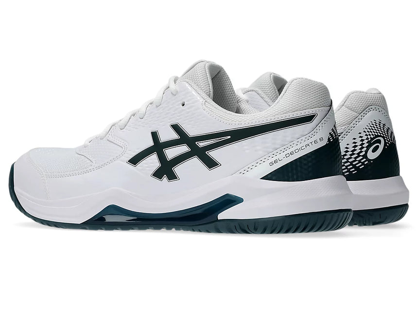 GEL-DEDICATE 8 White/Saxon Green (Pista dura) (Caballero)