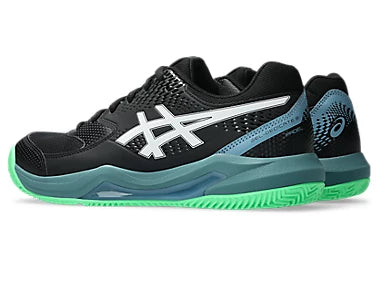 GEL DEDICATE 8 PADEL BLACK/VITAL GREEN (Polvo de ladrillo) (Caballero)