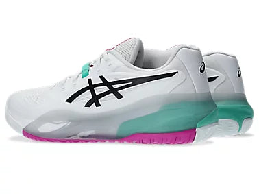 GEL-RESOLUTION X WHITE/AURORA GREEN (Pista dura) (Caballero)