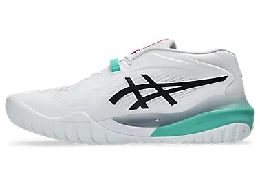 GEL-RESOLUTION X WHITE/AURORA GREEN (Pista dura) (Caballero)
