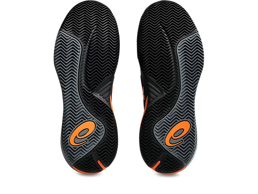 GEL-RESOLUTION X CLAY Black/Shocking Orange (Polvo de ladrillo) (Caballero)