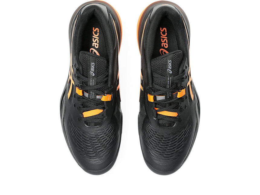 GEL-RESOLUTION X CLAY Black/Shocking Orange (Polvo de ladrillo) (Caballero)