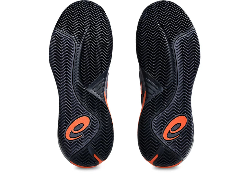 GEL-RESOLUTION X CLAY GREYIS PURPLE/NOVA ORANGE (Polvo de ladrillo) (Caballero)