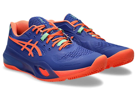 GEL-RESOLUTION X PADEL DARK COBALT/VIVID CORAL (Polvo de ladrillo) (Caballero)