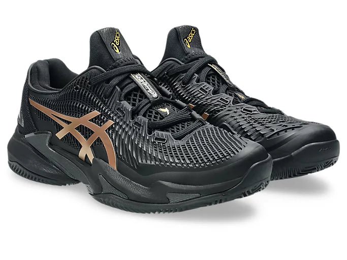 COURT FF 3 NOVAK CLAY NIGHT ENERGY BLACK/PRISM GOLD (Polvo de ladrillo) (Caballero)