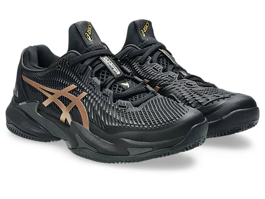 COURT FF 3 NOVAK CLAY NIGHT ENERGY BLACK/PRISM GOLD (Polvo de ladrillo) (Caballero)