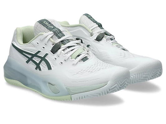 GEL-RESOLUTION X CLAY WHITE/MONUMENT BLUE (Polvo de ladrillo) (Dama)
