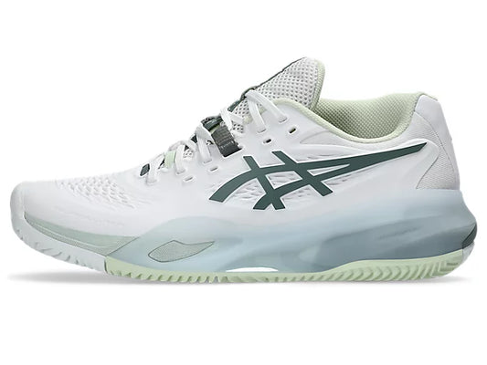 GEL-RESOLUTION X CLAY WHITE/MONUMENT BLUE (Polvo de ladrillo) (Dama)