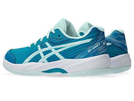 GEL-GAME 9 GS TEAL BLUE/WHITE (Pista dura) (Junior)