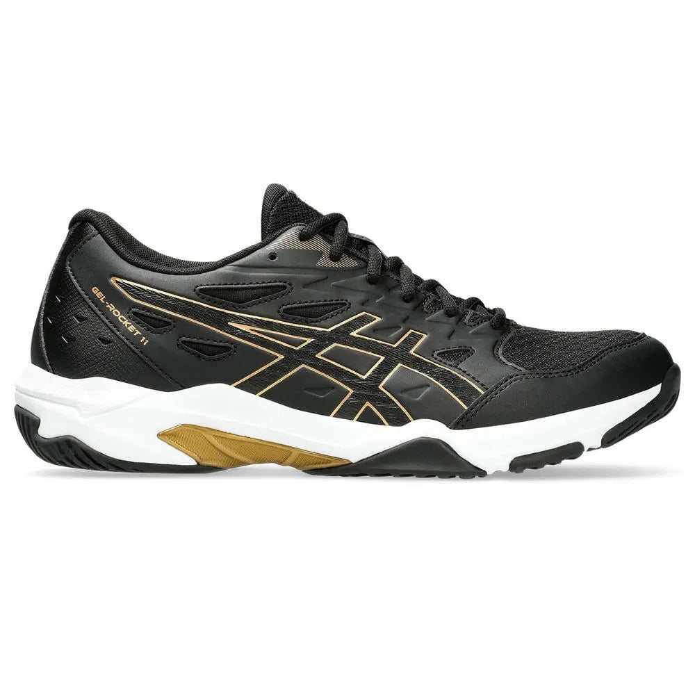 GEL-ROCKET 11 BLACK/PURE GOLD (Pista dura)