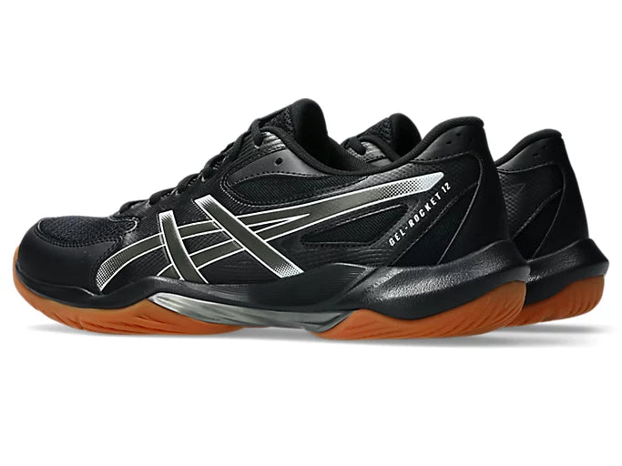GEL-ROCKET 12 BLACK/GUNMETAL (Pista dura) (Caballero)