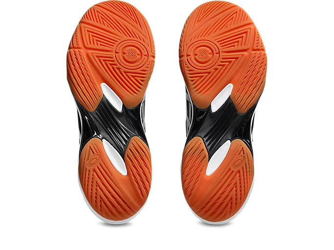 GEL-ROCKET 12 BLACK/WHITE (Pista dura) (Dama)