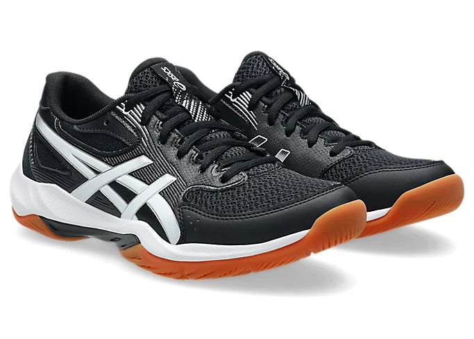 GEL-ROCKET 12 BLACK/WHITE (Pista dura) (Dama)