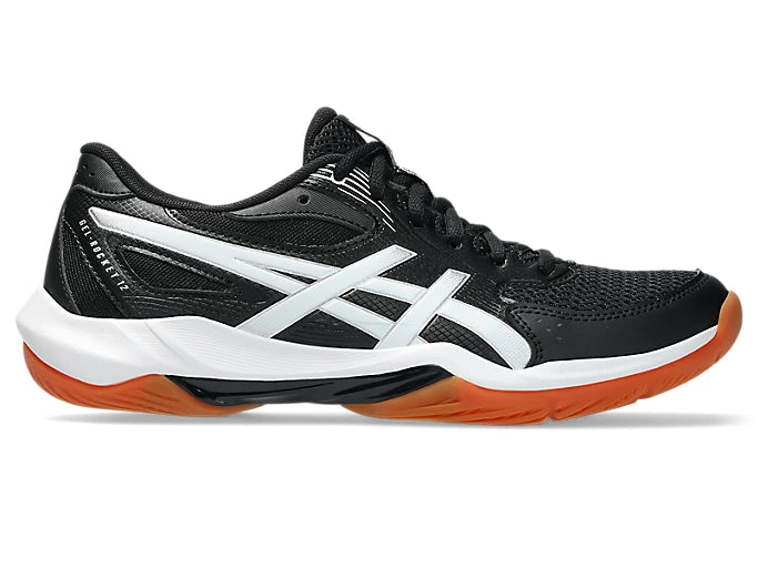GEL-ROCKET 12 BLACK/WHITE (Pista dura) (Dama)