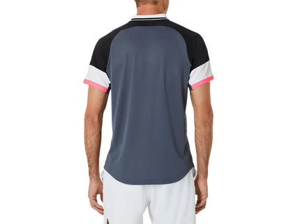 MEN MATCH POLO-SHIRT PERFORMANCE BLACK/CARRIER GREY P