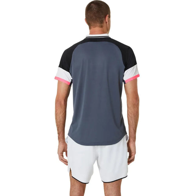 MEN MATCH POLO-SHIRT PERFORMANCE BLACK/CARRIER GREY P