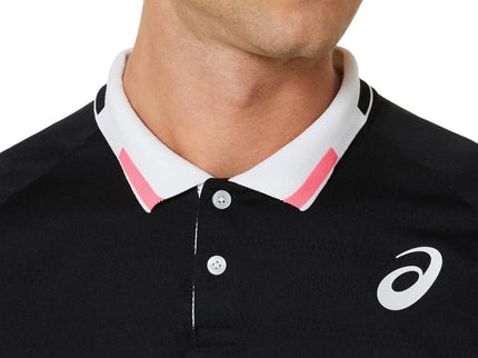 MEN MATCH POLO-SHIRT PERFORMANCE BLACK/CARRIER GREY P