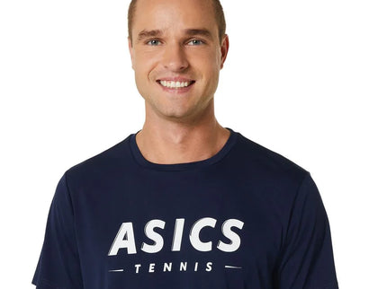 MEN COURT TENNIS GRAPHIC TEE MIDNIGHT