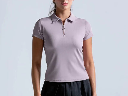 Polo En Tela Con Cremallera #98524