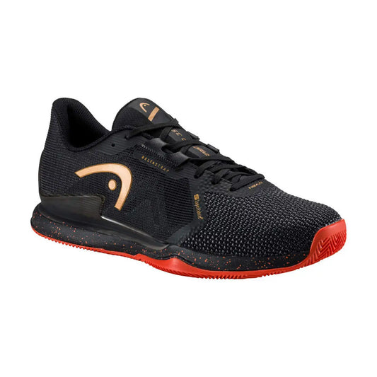 HEAD SPRINT PRO 3.5 SF CLAY BLACK/ORANGE (Caballero) (Polvo de ladrillo)