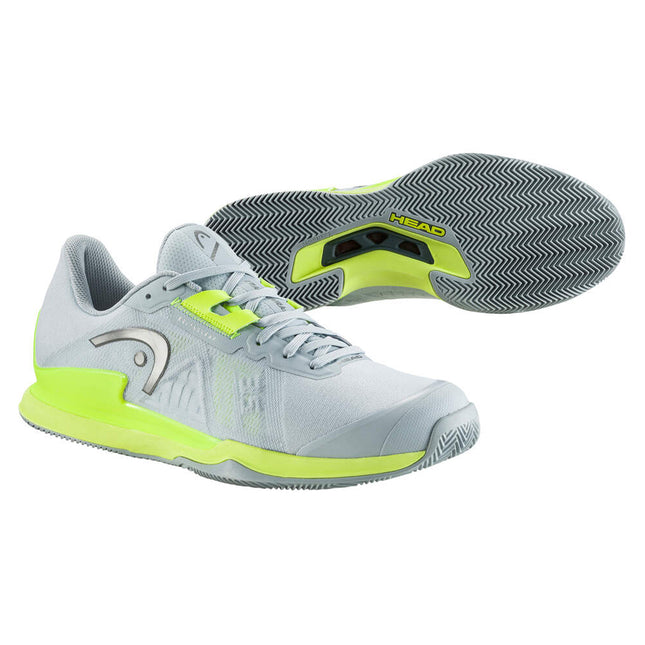HEAD SPRINT PRO 3.5 CLAY GREY/YELLOW (Polvo de ladrillo) (Caballero)