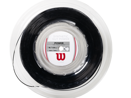 Wilson Synthetic Gut Power 16 200 m (NEGRO) Rollo