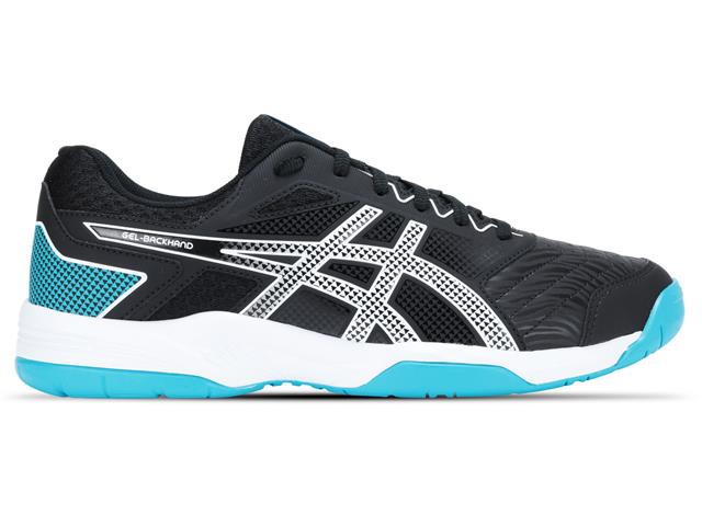 GEL-BACKHAND BLACK/ISLAND BLUE (Pista dura) (Caballero)