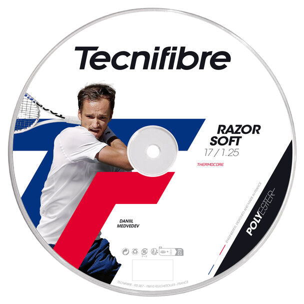 Rollo Tecnifibre C.16 Negro Razor Soft 200 MT – Sport Pro Tennis
