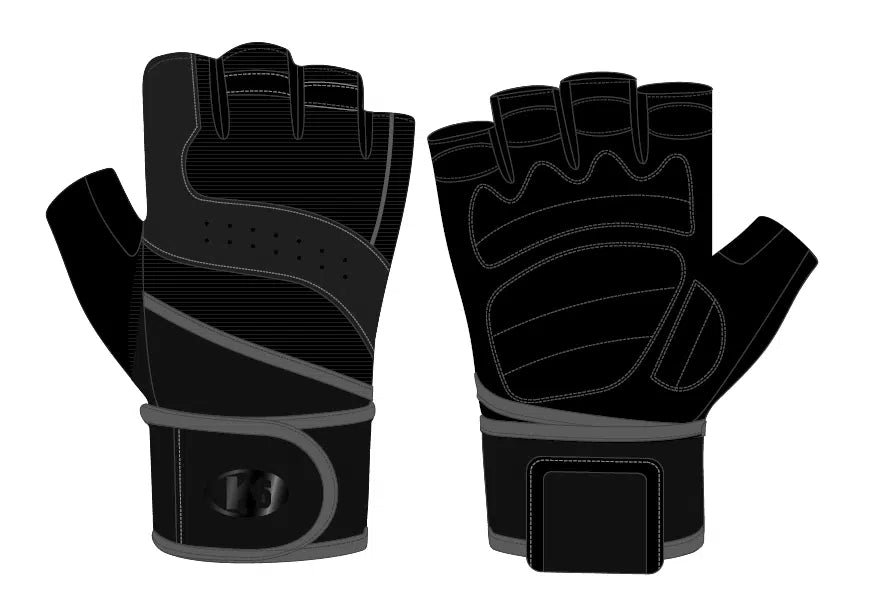 Guantes Doble Muñequera K6 Ice Border III