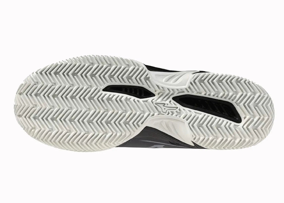 Tenis Mizuno Break Shot 5 CC NEGRO/BLANCO (Polvo de ladrillo) (Caballero)