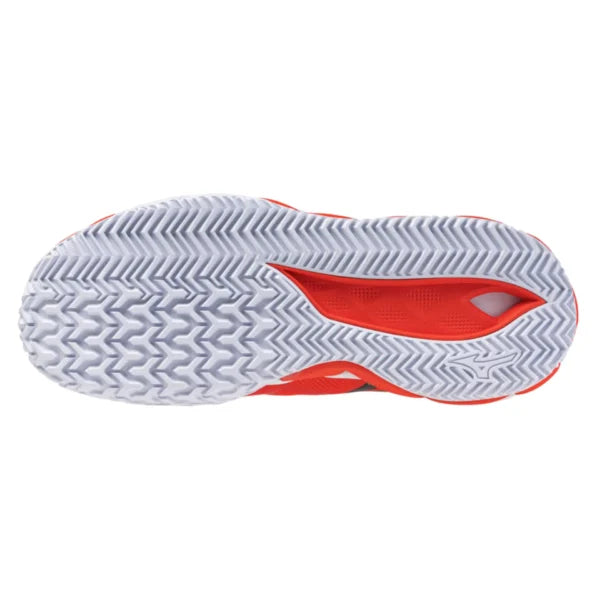 Zapato Tenis Mizuno Wave Enforce Tour 2 CC Rojo (Polvo de ladrillo)