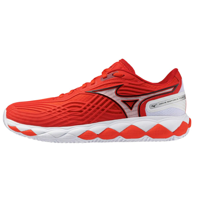 Zapato Tenis Mizuno Wave Enforce Tour 2 CC Rojo (Polvo de ladrillo)