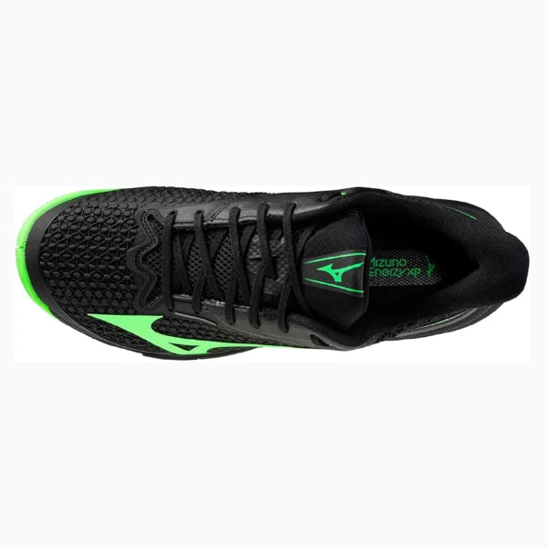 Tenis para Padel Mizuno Wave Exceed Tour 7 Negro/Verde (Polvo de ladrillo)