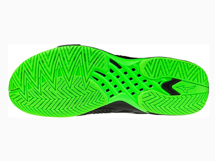 Tenis para Padel Mizuno Wave Exceed Tour 7 Negro/Verde (Polvo de ladrillo)