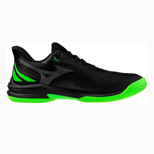Tenis para Padel Mizuno Wave Exceed Tour 7 Negro/Verde (Polvo de ladrillo)