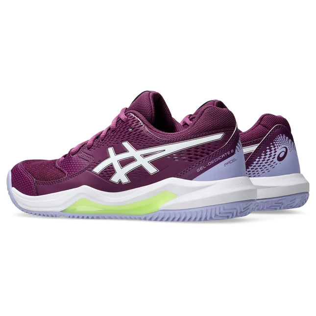 GEL-DEDICATE 8 PADEL DEEP MAUVE / WHITE (Polvo de ladrillo) (Dama)