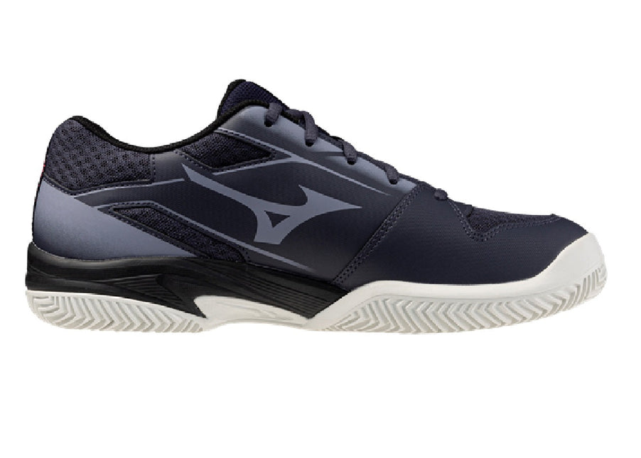 Tenis Mizuno Break Shot 5 CC NEGRO/BLANCO (Polvo de ladrillo) (Caballero)