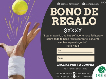 Bono de regalo